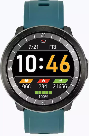 Watchmark WM18 Smartwatch with Heart Rate Monitor (Green) view 5