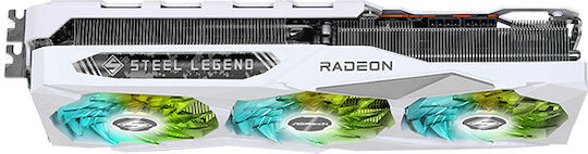 ASRock Radeon RX 7700 XT 12GB GDDR6 Steel Legend OC Graphics Card view 3