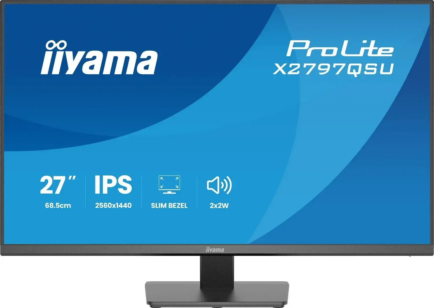 Iiyama X2797QSU-B1 IPS Monitor 27" QHD 2560x1440 view 3
