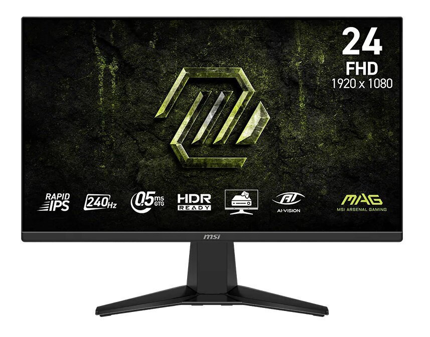 MSI MAG 245F X24 IPS HDR Monitor 23.8" FHD 1920x1080 240Hz with Response Time 0.5ms GTG view 2