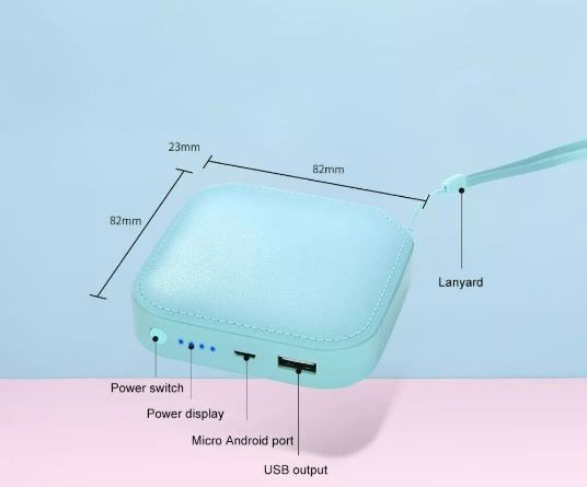 Treqa TR-953 Power Bank 6000mAh Turquoise view 5