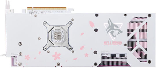PowerColor Radeon RX 7800 XT 16GB GDDR6 Hellhound Sakura Graphics Card vue 9