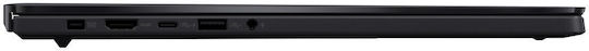 Asus ProArt P16 OLED H7606WU-ME021W 16" UHD (Ryzen AI 300 Series-9 HX 365/24GB/1TB SSD/GeForce RTX 4050/W11 Home) Nano Black (ES Keyboard) view 4