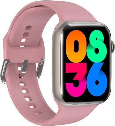 Q9 Smart Bracelet 2.01 Inch Waterproof Smart Watch Bt Call Heart Rate Blood Pressure Blood Oxygen Pink Gold
