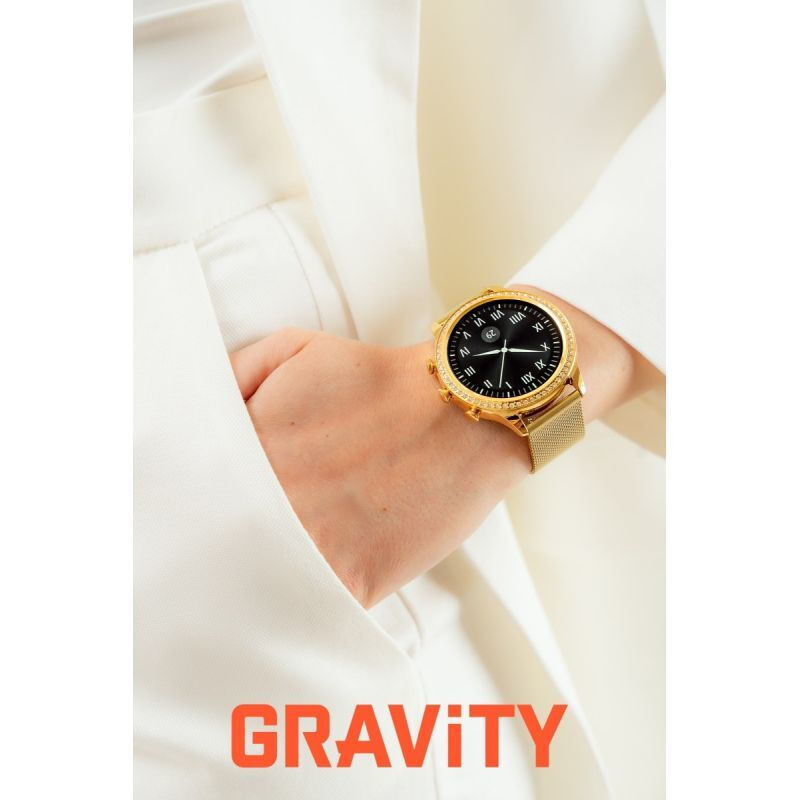 Smartwatch Gravity Zloty Strap Bracelet Gt5-4 view 5