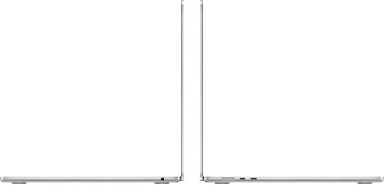 Apple MacBook Air 15" (2023) 15.3" Retina Display (M2-8‑core/8GB/512GB SSD) Silver (US Keyboard) vue 4