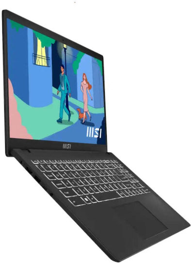 MSI Modern 15 B12MO 15.6" FHD (i7-1255U/16GB/512GB SSD/No OS) (US Keyboard) vue 2