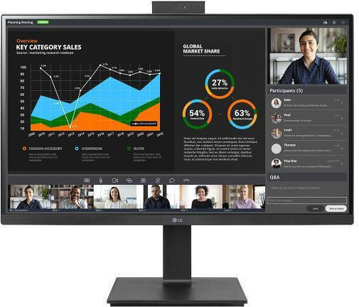 LG 27BQ75QC-B IPS HDR Monitor 27" QHD 2560x1440 with Response Time 5ms GTG