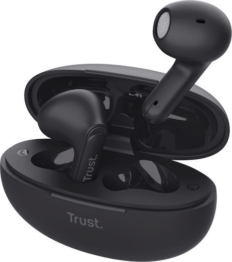 Trust Yavi Earbud Bluetooth Handsfree Earphones with Charging Case Black view 1