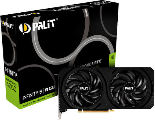 Palit GeForce RTX 4060 8GB GDDR6 Infinity 2 Graphics Card view 5