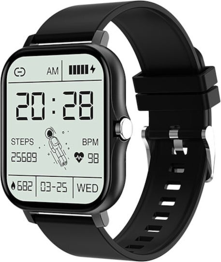 Allview Connect S Smartwatch with Heart Rate Monitor (Black)