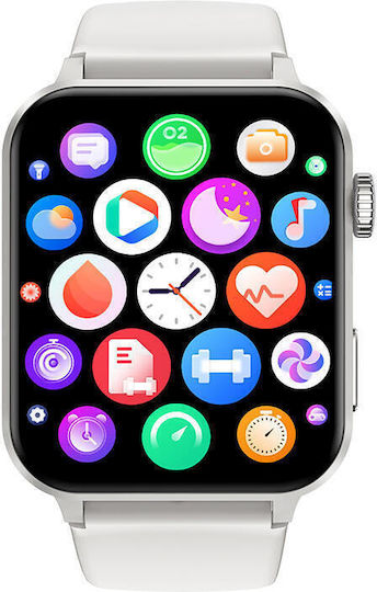 BlackView R30 Pro Smartwatch with Heart Rate Monitor (White) view 2
