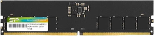 Silicon Power DDR5 with Module 1x16GB and Speed 4800 for Desktop SP016GBLVU480F02