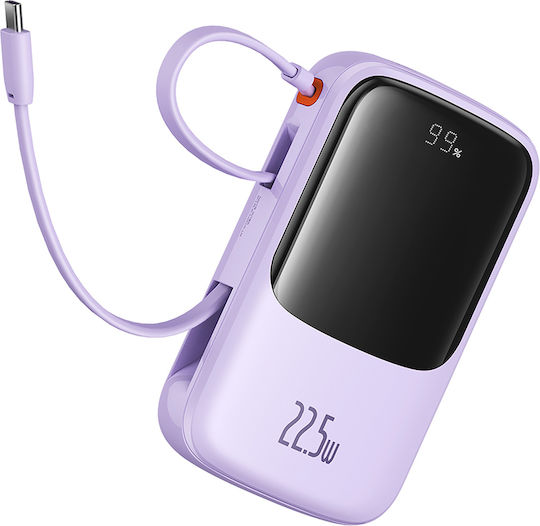 Baseus Qpow Pro+ Power Bank 10000mAh 22.5W Purple