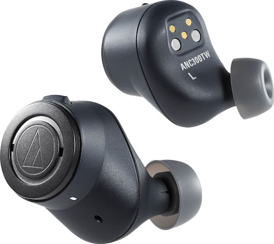 Audio Technica ATH-ANC300TW In-ear Bluetooth Handsfree Earphones with Sweat Resistance and Charging Case Black vue 7