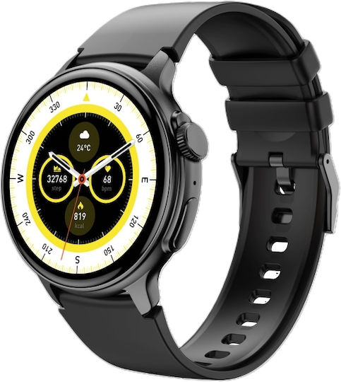 Smartwatch with Heart Rate Monitor (Black)