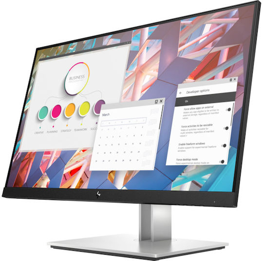 HP E24 G4 IPS Monitor 24" FHD 1920x1080 with Response Time 5ms GTG view 3