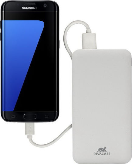 Rivacase VA2010 Power Bank 10000mAh with 2 USB-A Ports White view 7
