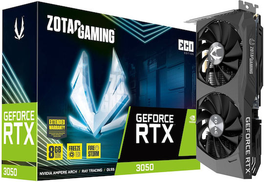 Zotac GeForce RTX 3050 8GB GDDR6 ECO Graphics Card view 1