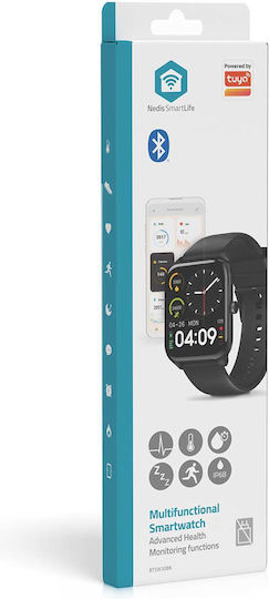Nedis BTSW30BK Smartwatch with Heart Rate Monitor (Black) vista 4