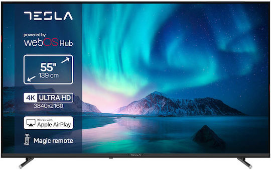 Tesla Smart Television 55" 4K UHD LED 55E645BUW HDR (2025) view 1
