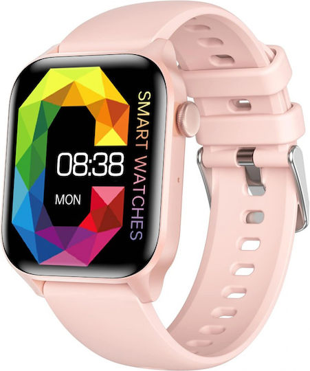 Anell C12 Pro Smartwatch with Heart Rate Monitor (Pink) view 3