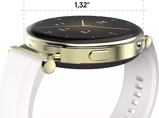 HAMA 7000 43mm Smartwatch with Heart Rate Monitor (White) view 8