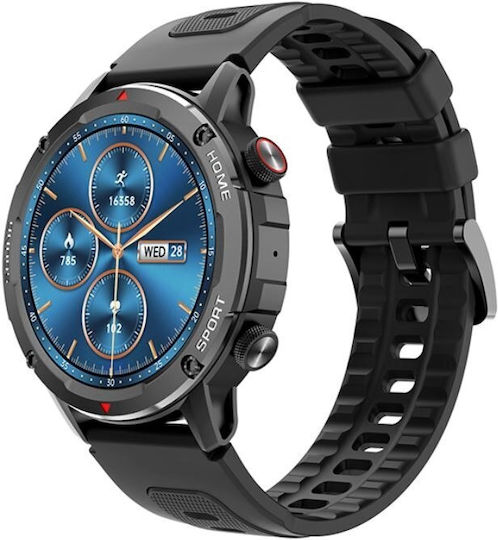 Tracer SMR11 HERO 47mm Smartwatch with Heart Rate Monitor (Black)