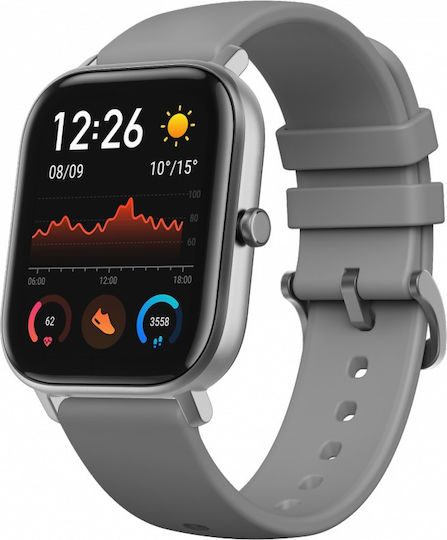Amazfit GTS Aluminium 43mm Waterproof Smartwatch with Heart Rate Monitor (Gray) view 2