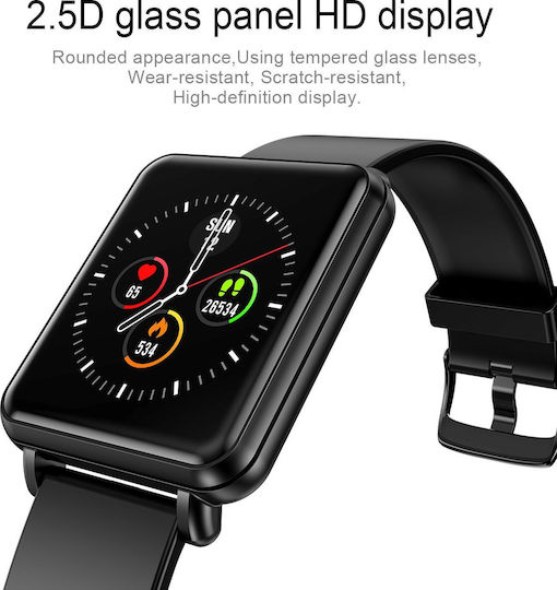 Colmi Land 1 46mm Smartwatch with Heart Rate Monitor (Black) vista 5