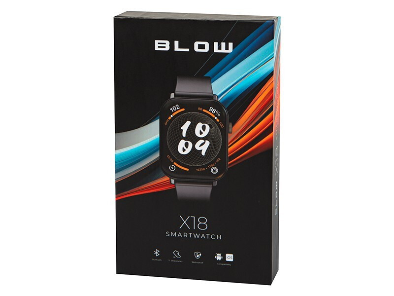 Blow X18 Smartwatch with Heart Rate Monitor (Black) view 6