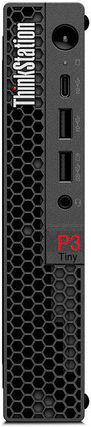 Lenovo ThinkStation P3 Tiny PC (Core i9-14900T/32GB DDR4/1TB SSD/W11 Pro) view 3