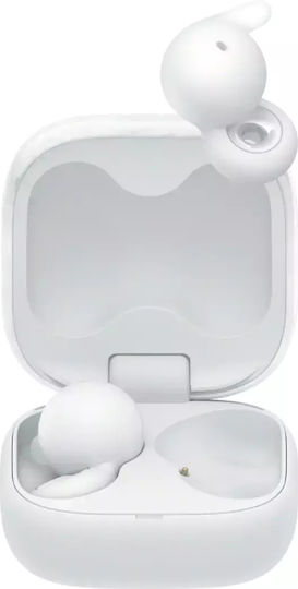 Sony LinkBuds Open Bluetooth Handsfree Earphones with Sweat Resistance and Charging Case White view 1