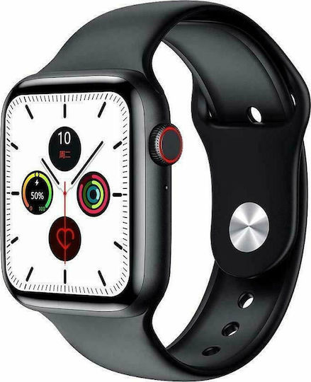 W26+ Smartwatch with Heart Rate Monitor (Black)