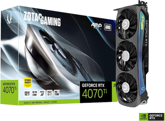 Zotac GeForce RTX 4070 Ti 12GB GDDR6X AMP AIRO Graphics Card view 1