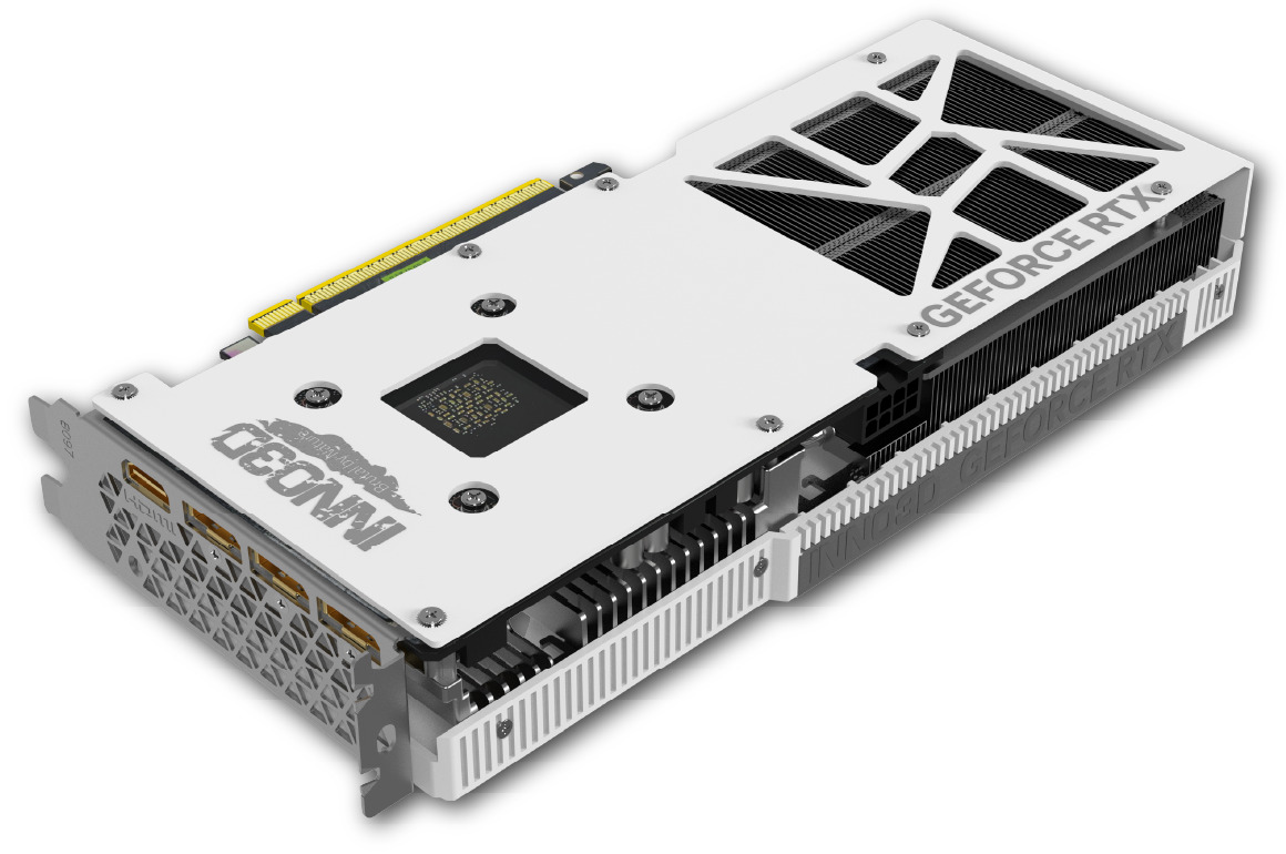 Inno 3D GeForce RTX 5060 8GB GDDR7 Twin X2 OC White Graphics Card N50602-08D7X-195070W view 3