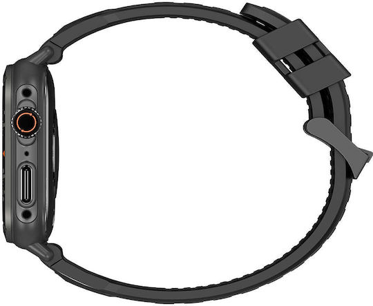 BlackView W30 Waterproof Smartwatch with Heart Rate Monitor (Black) view 4