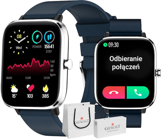 Giewont 230-4 Smartwatch with Heart Rate Monitor (Blue)