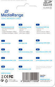 MediaRange SDHC 4GB Class 10 view 3