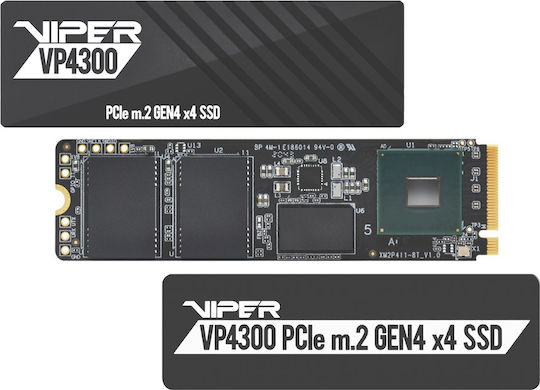 Patriot Viper VP4300 SSD 1TB M.2 Type with PCI Express 4.0 Communication Protocol and Heatsink PS5 Compatible view 5