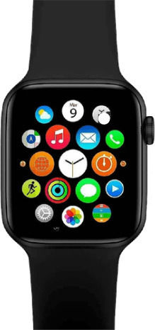 T55 Jinl Smartwatch with Heart Rate Monitor (Black) vue 5