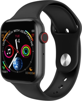 W34 Smartwatch with Heart Rate Monitor (Black) vue 5