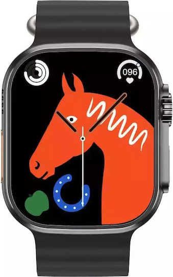 XO M8 Pro Smartwatch with Heart Rate Monitor (Black) view 2