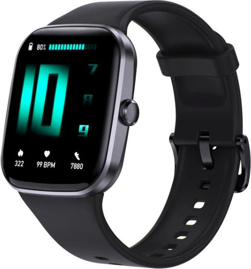 Q32 45mm Smartwatch with Heart Rate Monitor (Black)