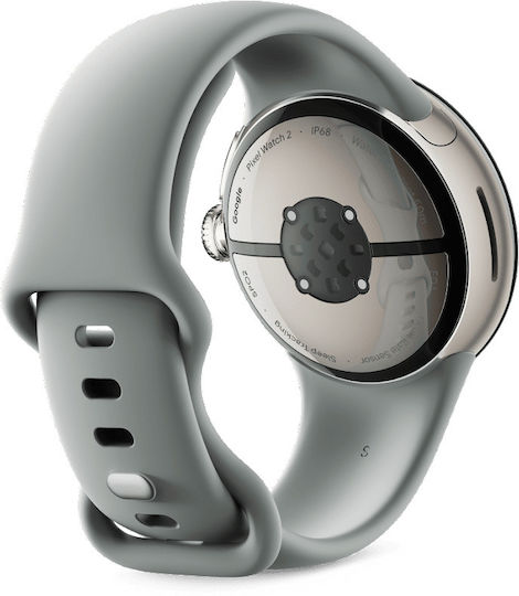 Google Pixel Watch 2 LTE Aluminium with eSIM and Heart Rate Monitor (Champagne Gold / Hazel Active Band) view 3