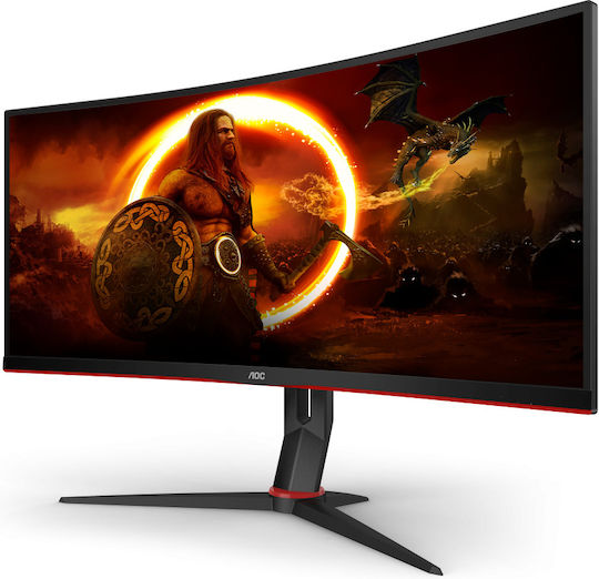 AOC CU34G2X Ultrawide VA Curved Gaming Monitor 34" QHD 3440x1440 144Hz with Response Time 4ms GTG vue 2