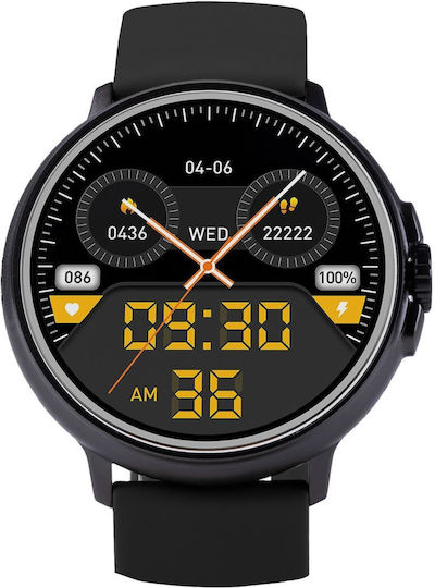 Vivax Life PRO2 Aluminium Smartwatch with Heart Rate Monitor (Black) view 2