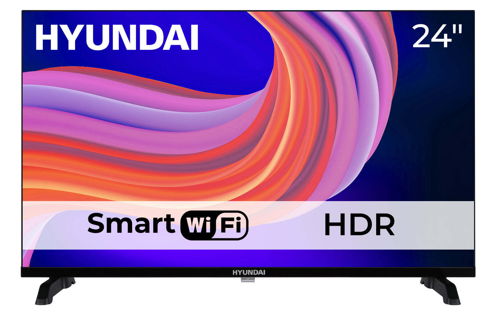 Hyundai Smart TV 24" HD Ready LED HLM24TS500SMART HDR (2025) vista 2