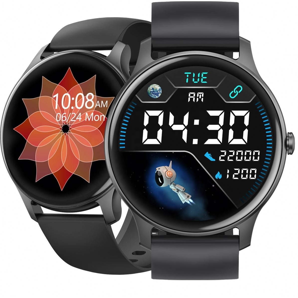 FUN FiT Aluminium Smartwatch with Heart Rate Monitor (Black) view 3