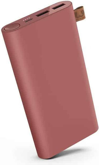 Fresh 'n Rebel Power Bank 18000mAh with 2 USB-A Ports and USB-C Port Safari Red